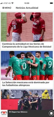 W Deportes México android App screenshot 0